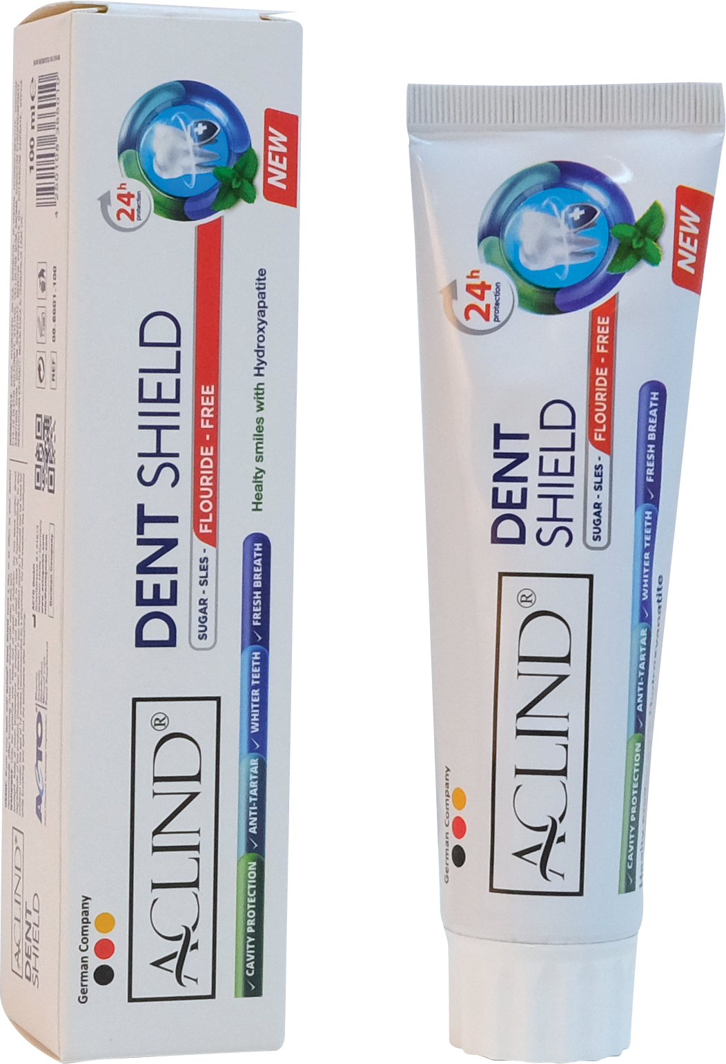 ACLIND DENT SHIELD KARIESSCHUTZ ANTI-ZAHNSTEIN WEISSERE ZÄHNE FRISCHER ATEM